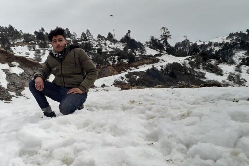 Guide Subham enjoy at Kalinchowk