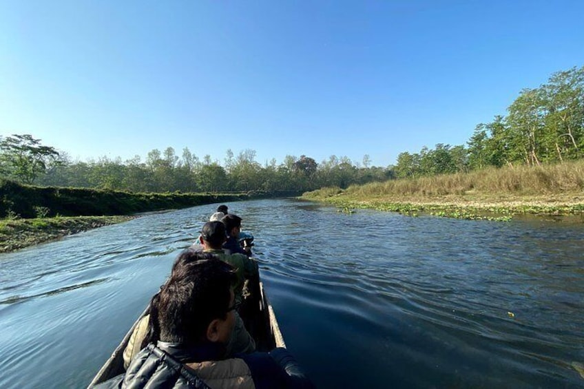 Canoeing in Chitwan National Park