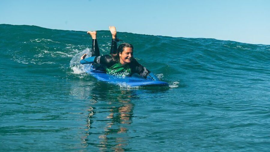 Surf lesson paddling, best fun