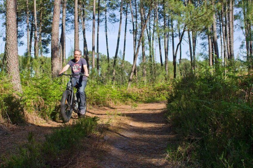 Discovery of the Landes de Gascogne forest by E-Fatbike