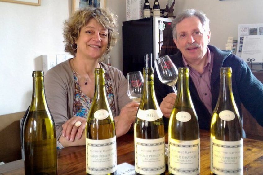 Tasting at Domaine Clotilde Davenne