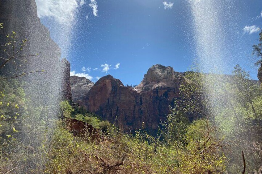 Falls from the Middle Emerald Pools