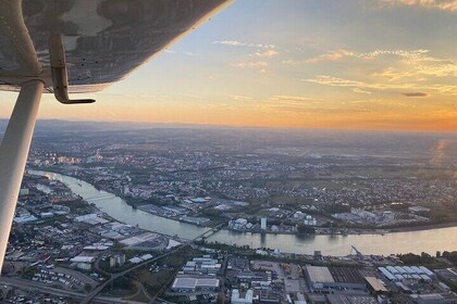 Fly above Basel and the Black Forest in a private plane