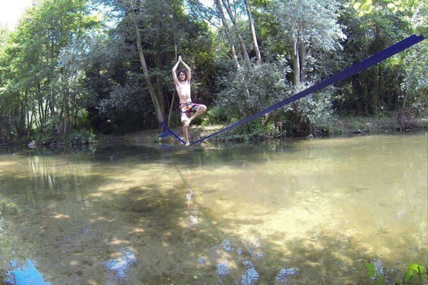 Show item 2 of 2. River walk & Slackline