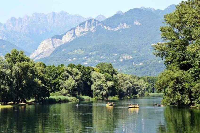 Soft Rafting on Adda River