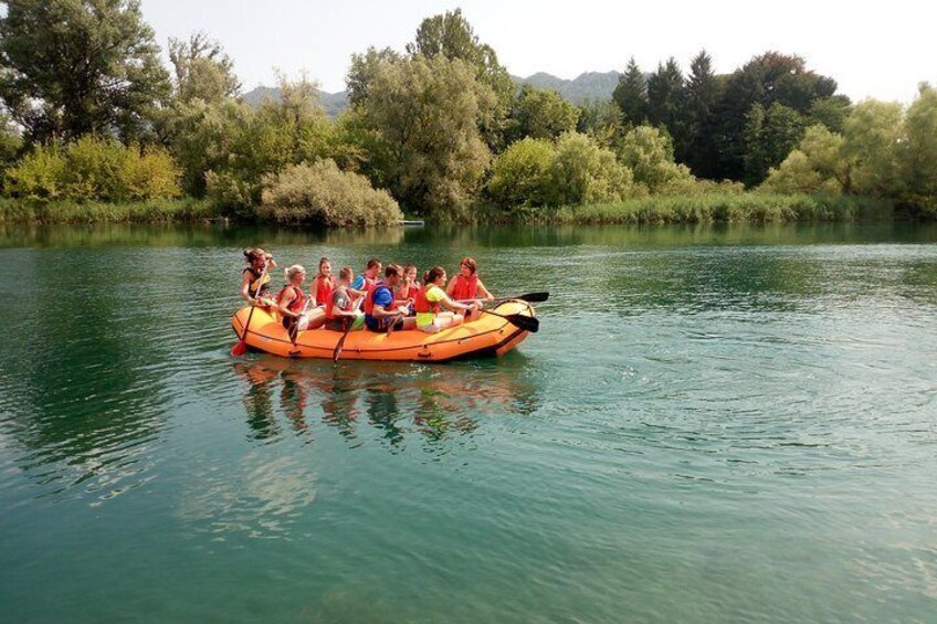 Soft Rafting on Adda River