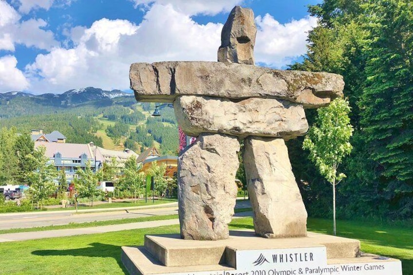 View iconic cultural landmarks such as the Inukshuk!