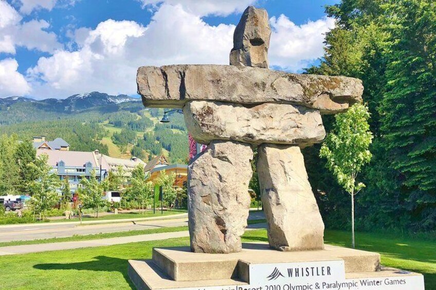 View iconic cultural landmarks such as the Inukshuk!