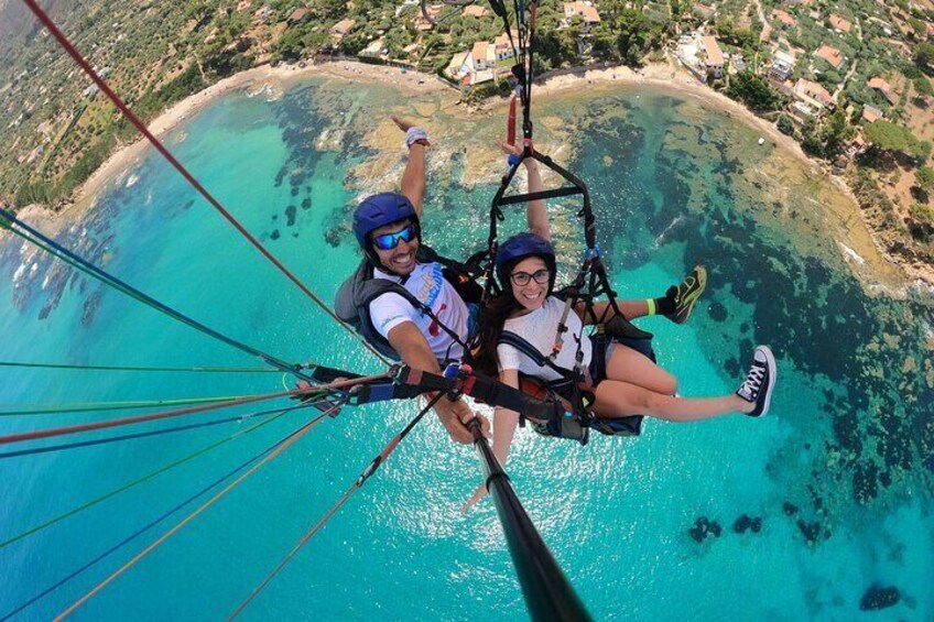 Tandem Paragliding Flight in Cefalù