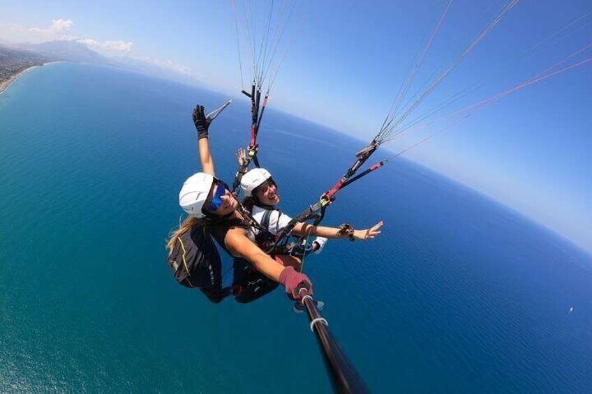 Tandem Paragliding Flight in Cefalù