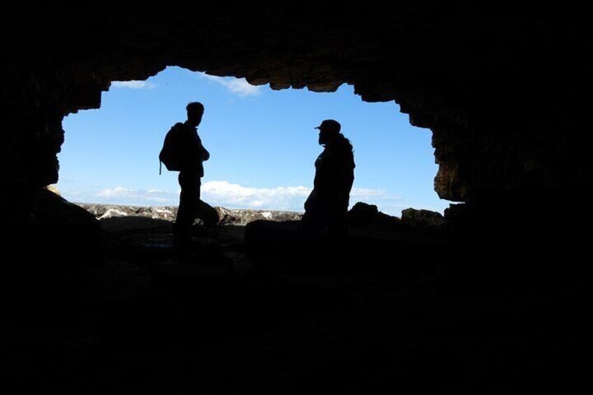 Inside the Ripalta cave.