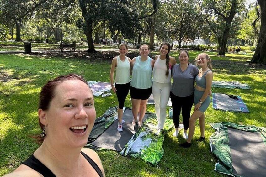 Yoga in Forsyth Park 