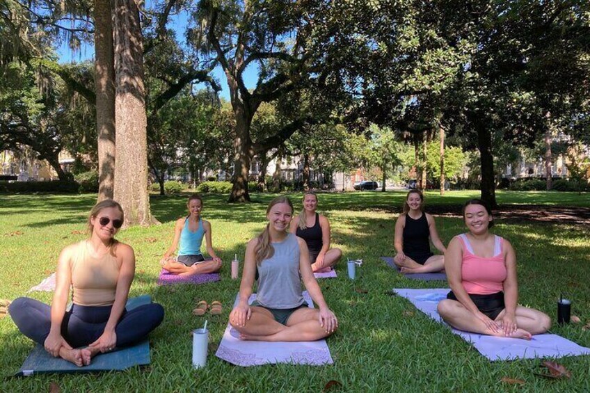 Yoga in Forsyth Park 