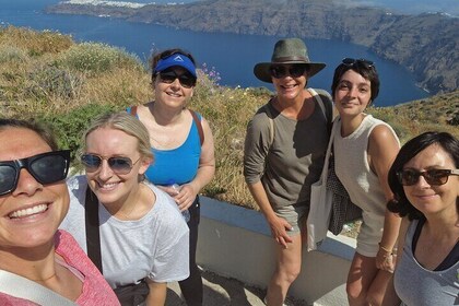 Visite à pied de la caldeira de Santorin en petit groupe