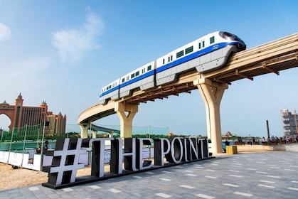 Dubain moderni kaupunkikierros & Mono Rail Ride Gray Linen kanssa