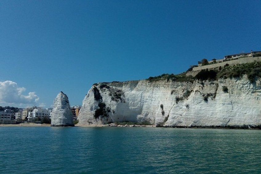 Desirèe experience. Visit of the marine caves of Vieste