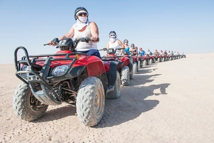 3 Hours Safari Sunrise Or Sunset by ATV Quad Bike Desert Fun - Sharm El Sheikh