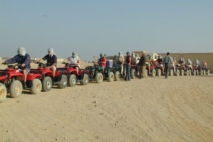 3 Hours Safari Sun Rise by Quad Bike - Desert Fun - Sharm El Sheikh