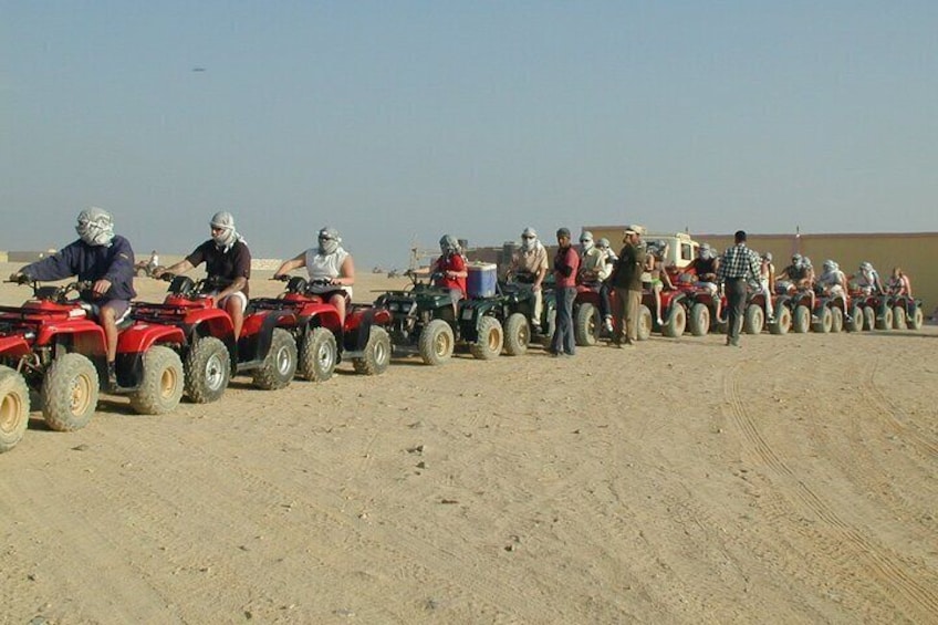 3 Hours Safari Sun Rise by Quad Bike - Desert Fun - Sharm El Sheikh