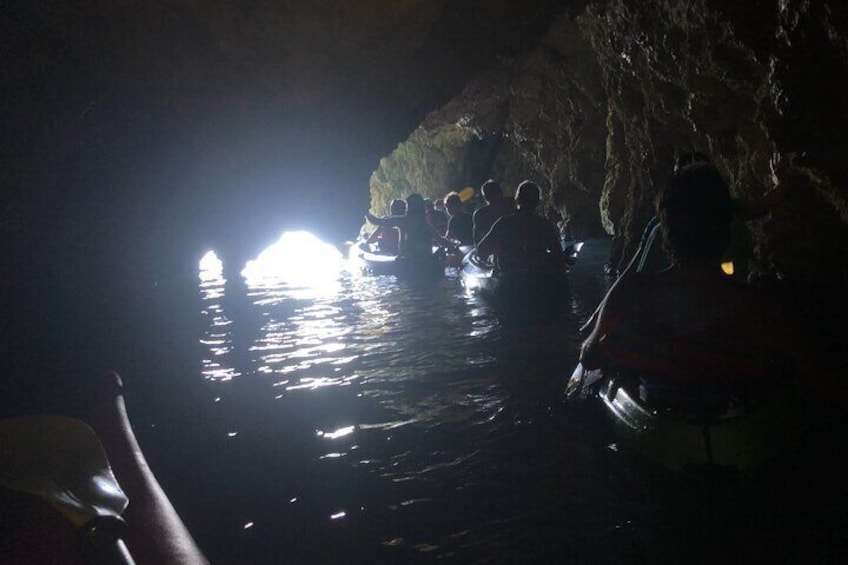 Sea Kayaking Excursion: Santa Cesarea Terme and the sulfur caves