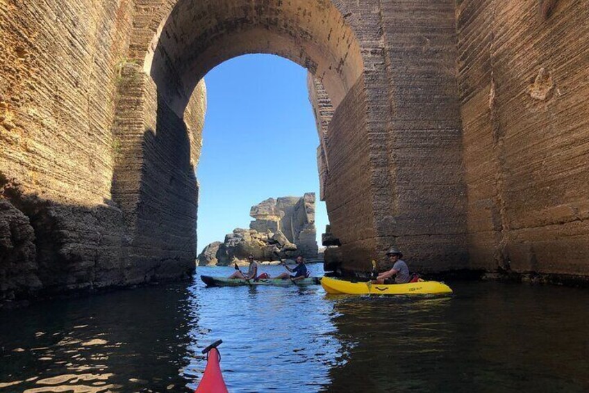 Sea Kayaking Excursion: Santa Cesarea Terme and the sulfur caves