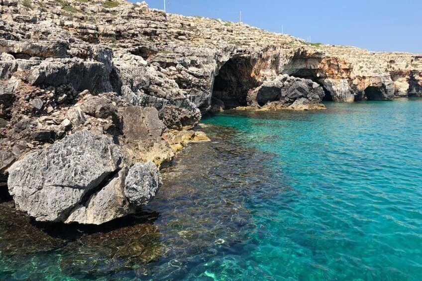4 hour tour visiting all the caves, swimming stops and aperitif