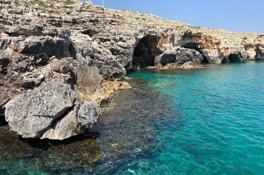4 hour tour visiting all the caves, swimming stops and aperitif