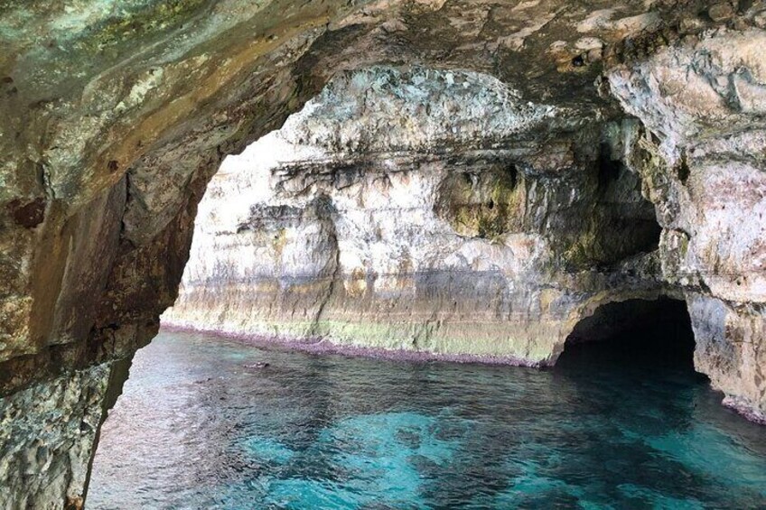 4 hour tour visiting all the caves, swimming stops and aperitif