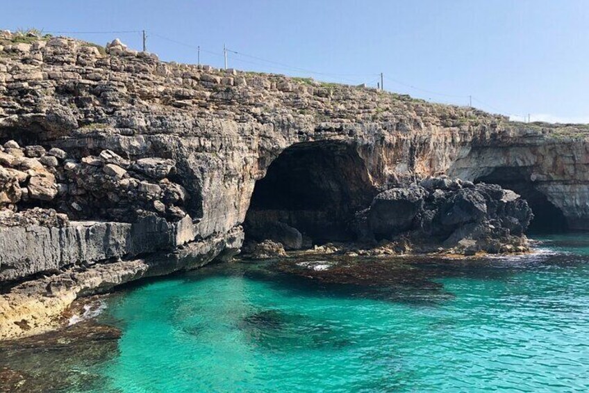 4 hour tour visiting all the caves, swimming stops and aperitif