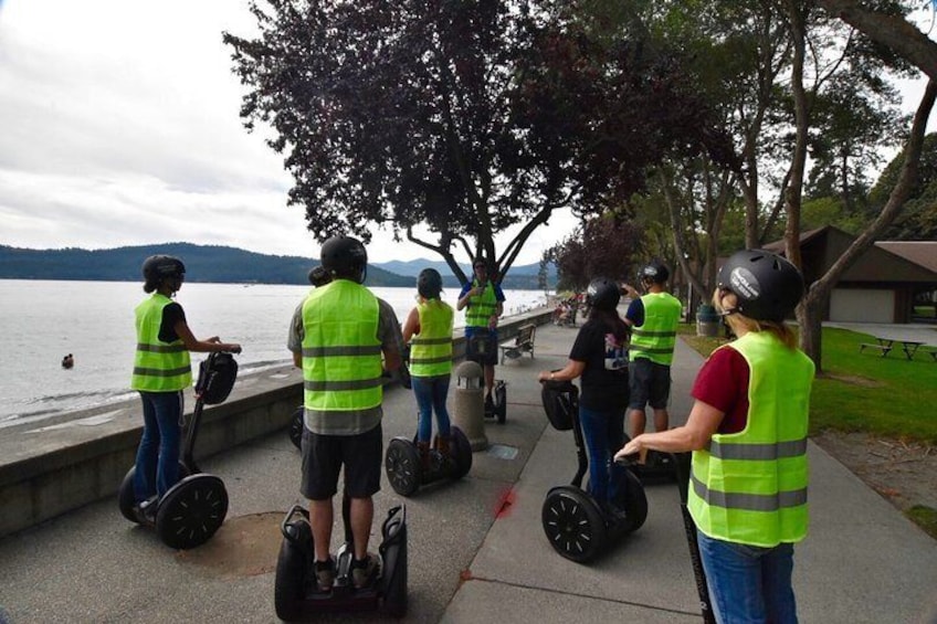 riding along the water front