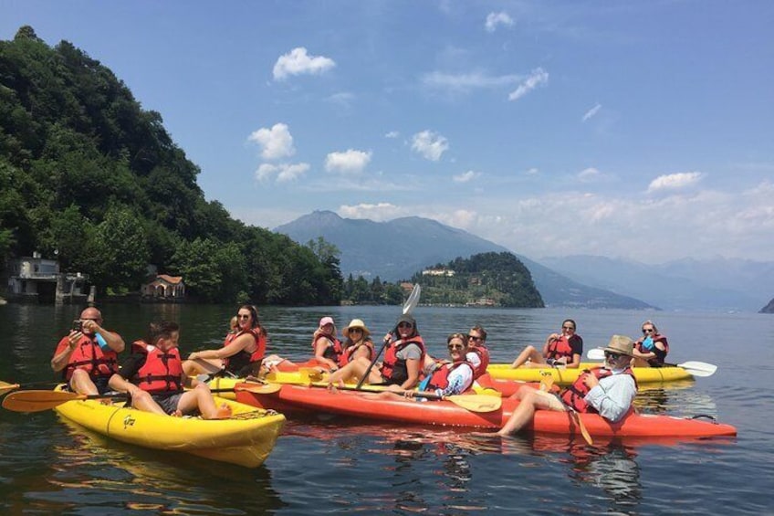 Lake Como Bellagio Water Sports Kayak Tour