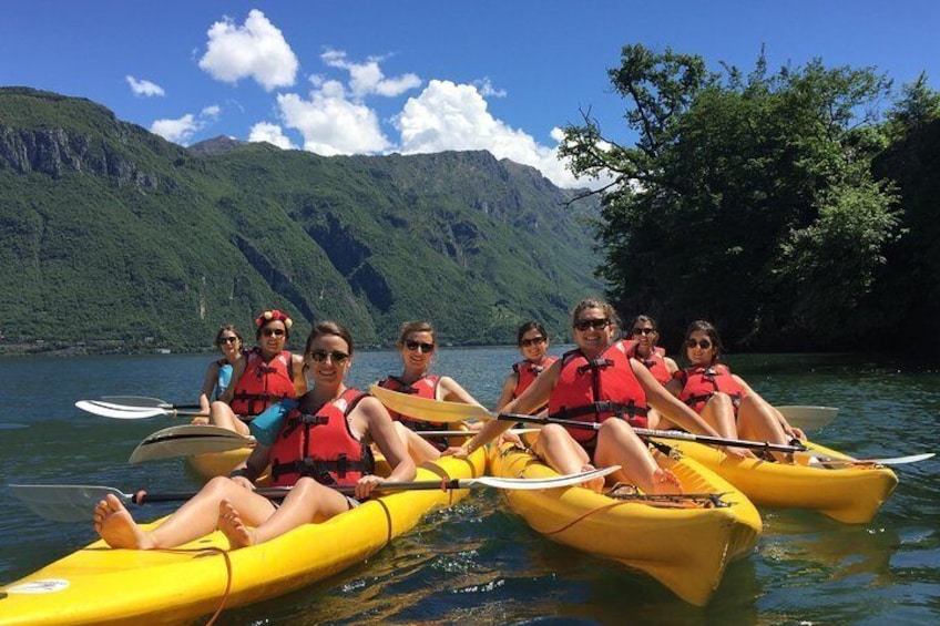 Lake Como Bellagio Water Sports Kayak Tour