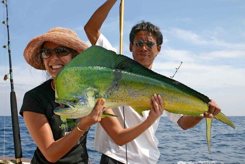 Spend a day fishing for big fish in the beautiful islands