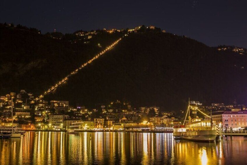 Lake Como, private guided tour by night