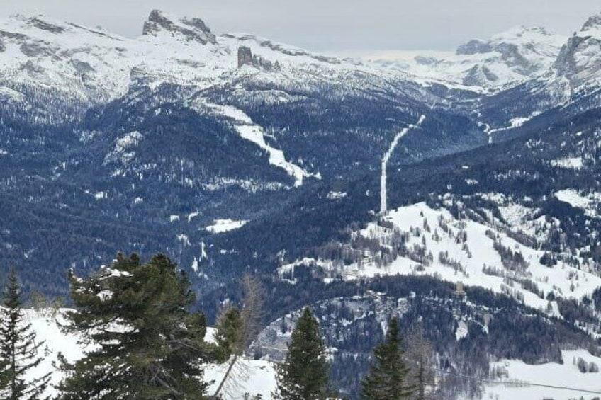 Cortina from Faloria mountain