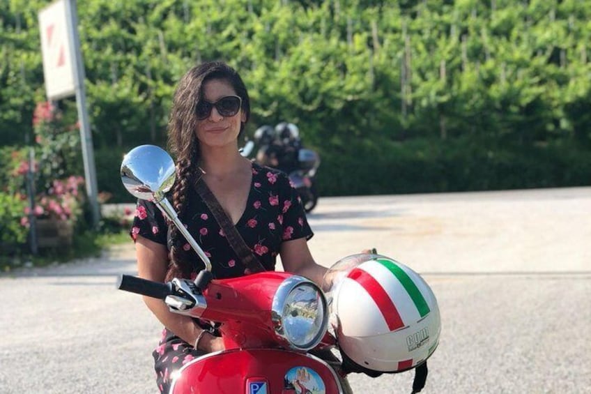 Guided Vespa tour in the Prosecco Land