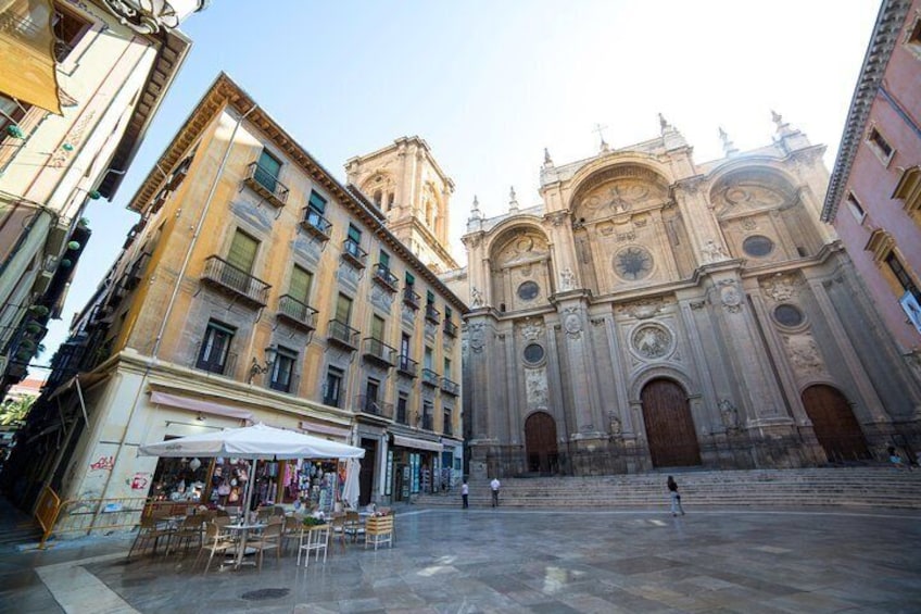 Granada Cathedral and Pasiegas Square