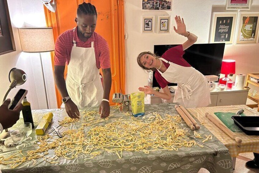 Authentic Italian Cooking Class in a typical Milanese house