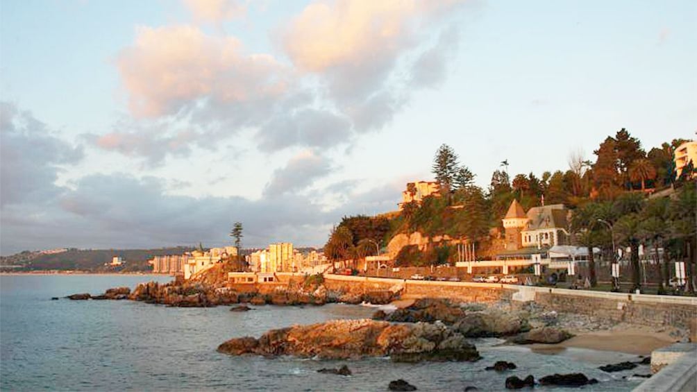 Coastline in Santiago