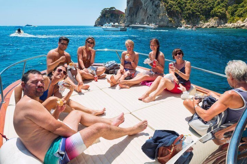 Capri day cruise from Sorrento with swim and stunning views