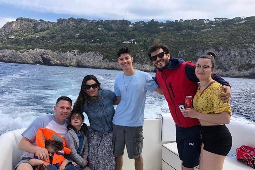 Capri excursion shared from Sorrento