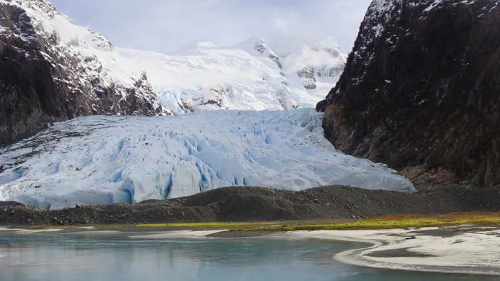 Serene view of the glaciers in Chile 