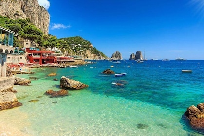 Smågruppstur till Capri & Blue Grotto från Neapel och Sorrento