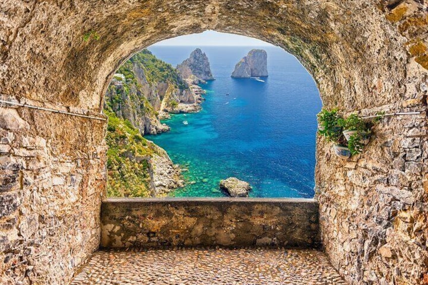 Small Group Tour of Capri & Blue Grotto from Naples and Sorrento