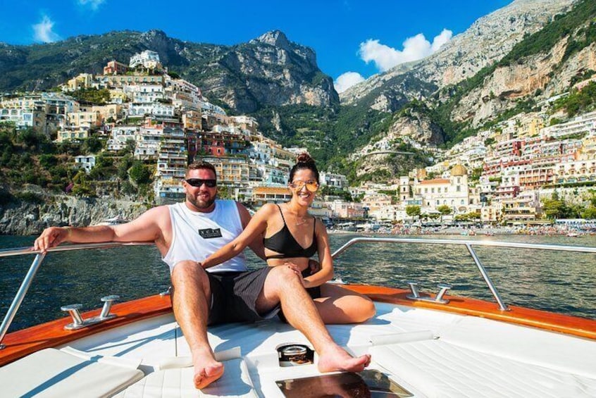 Small-group boat tour of the Amalfi Coast from Sorrento
