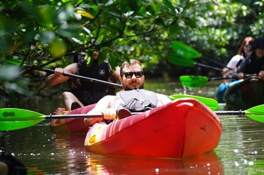 [Okinawa Iriomote]SUP/Canoe Tour at Mangrove Forest+Splash Canyoning!!