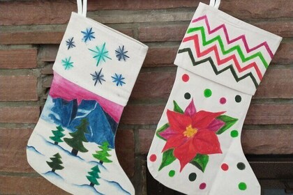 Colorado Inspired Inktense Painted Stocking or Tote Bag Class