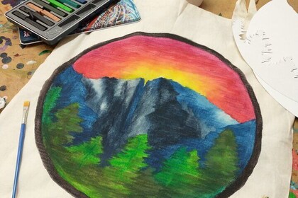 Colorado Inspired Inktense Painted Tote Bag Class