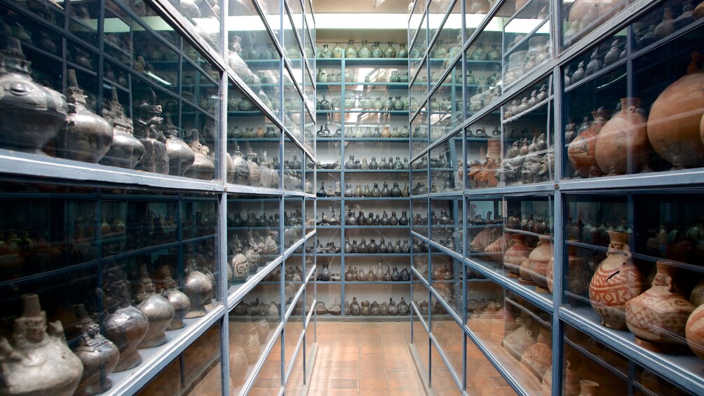 Ancient clay pots excavated in Peru