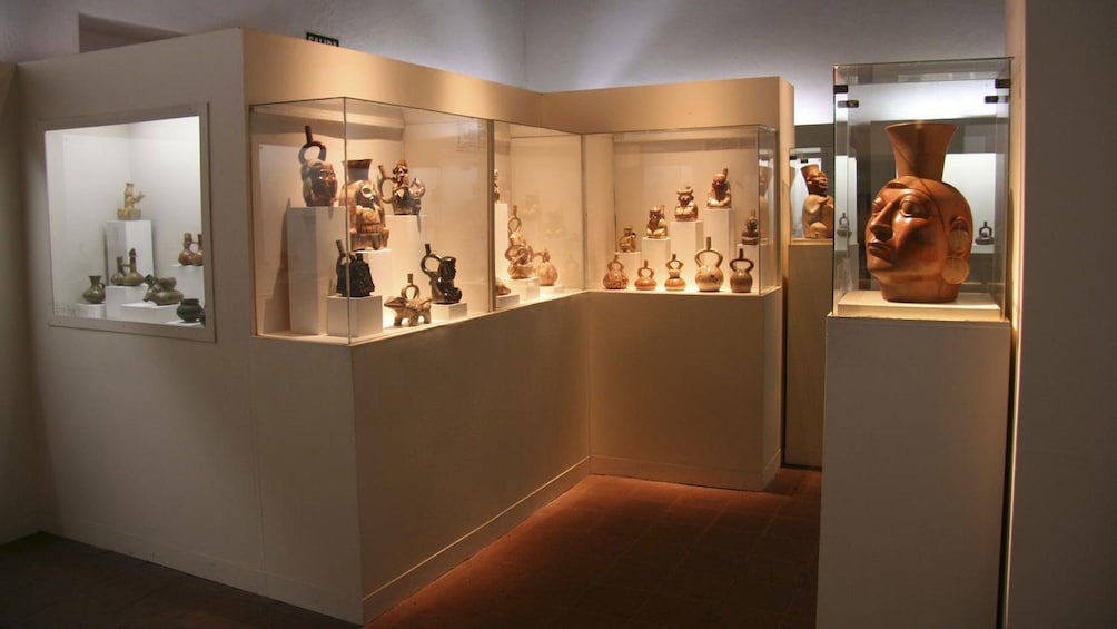 Exhibit of ancient Peruvian artwork